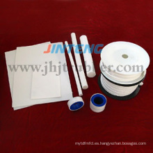 Varilla de PTFE, Tubo de PTFE, Junta de PTFE,